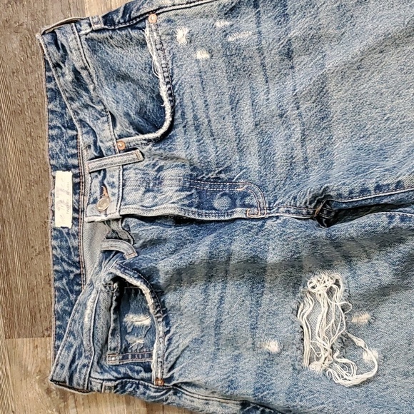 Free People We The Free Good Times Relaxed Fit Button Fly Jeans 27 - Picture 2 of 6